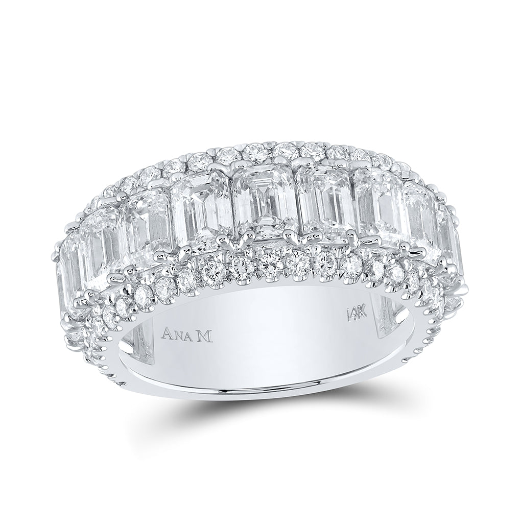 14kt White Gold 6ctw Diamond Ana M Fashion Band