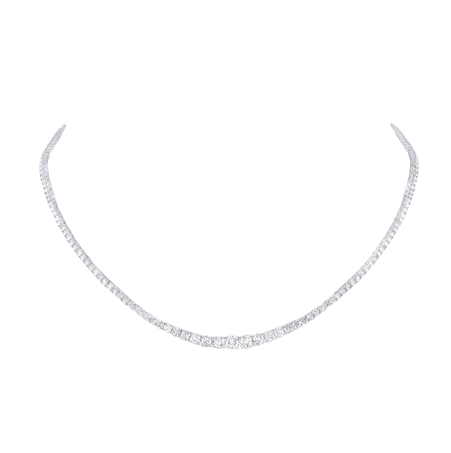 14kt Yellow Or White Gold 7 1/5ctw Diamond Nk Necklace (16 Inch)