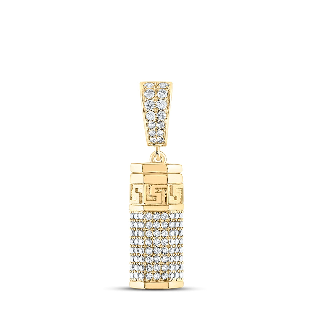 10kt Yellow Gold 1ctw Diamond Nk Urn Pendant