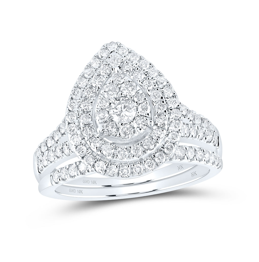 10kt Yellow Or White Gold 1ctw Diamond Nk Fashion Bridal Set