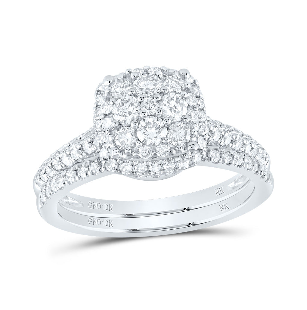10kt Yellow Or White Gold 1ctw Diamond Nk Fashion Bridal Set