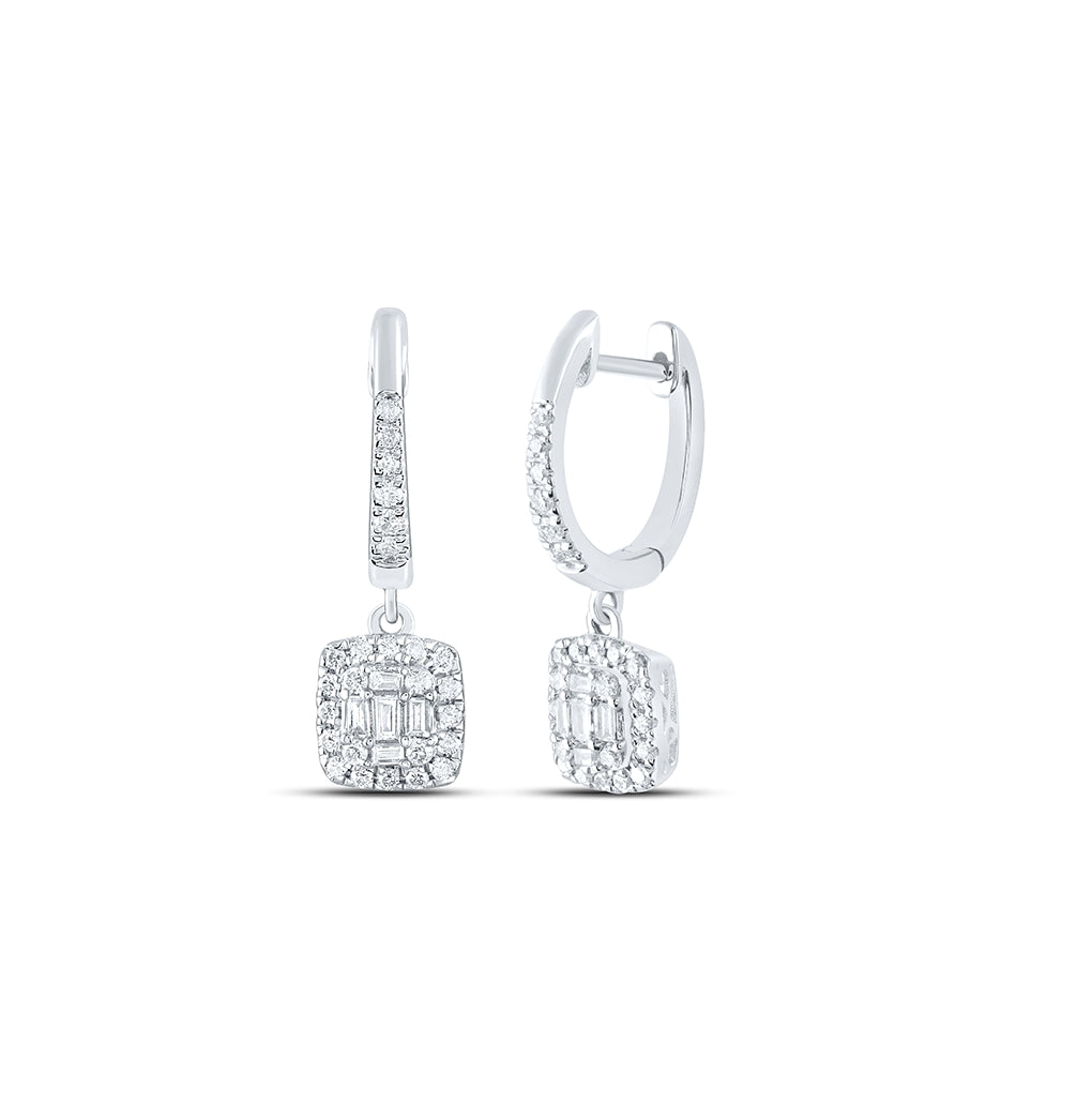 14kt Yellow Gold 1/2ctw Diamond Ana M Fashion Bag Dangling Earring