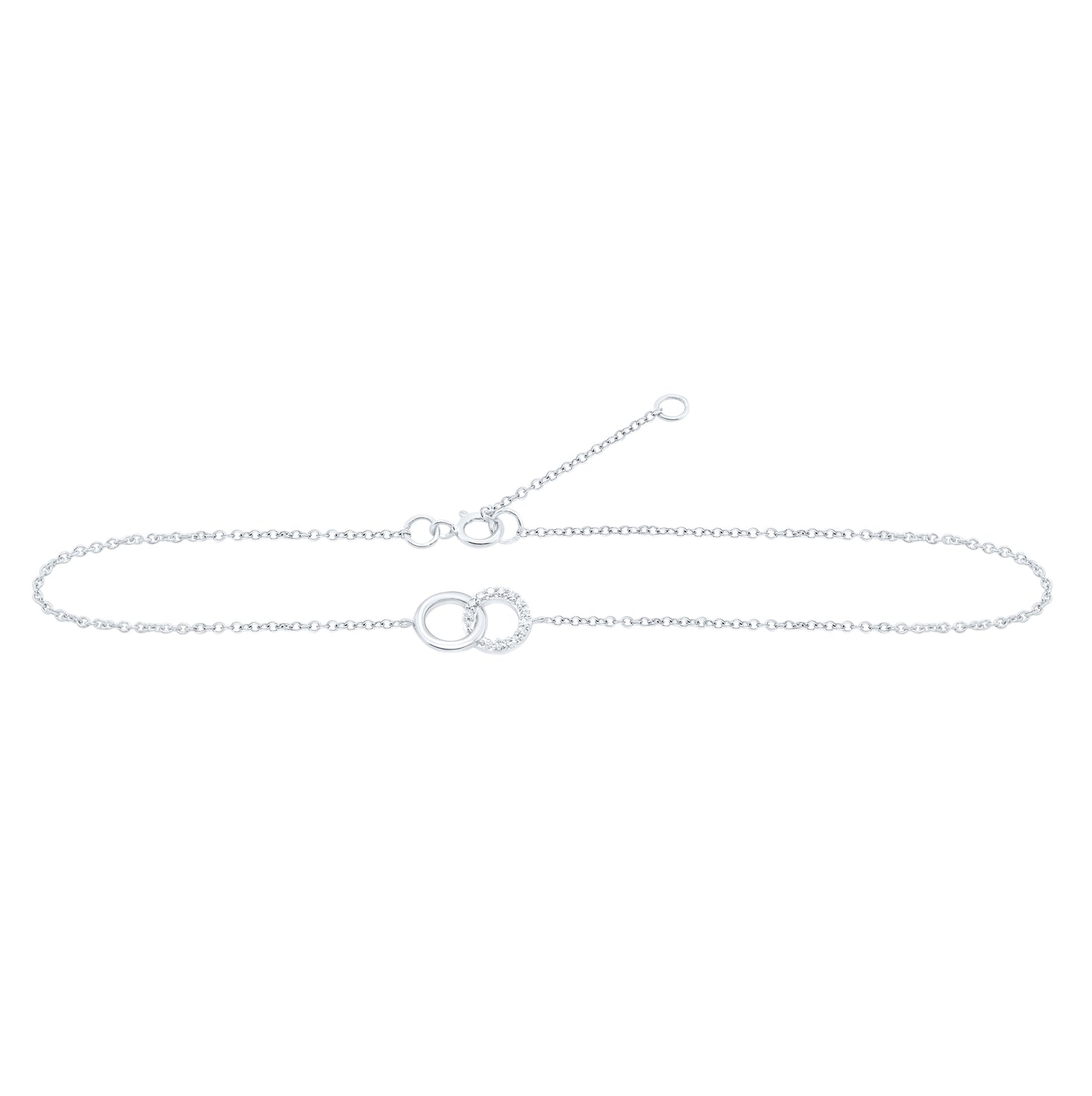 10kt Yellow Or White Gold 1/12ctw Diamond Nk Gift Anklet (9 Inch)