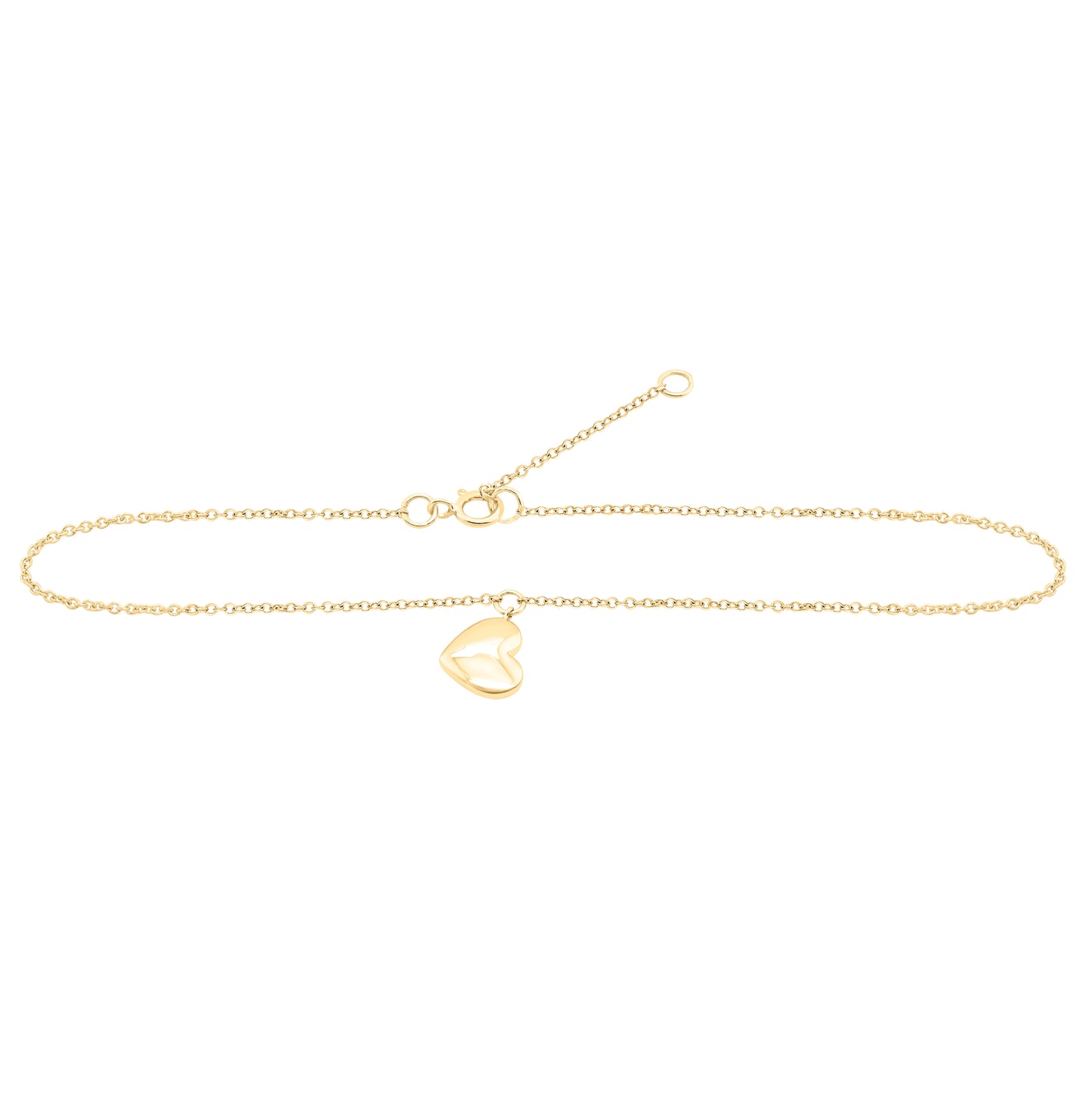 10kt Yellow Or White Gold 0.005ctw Diamond Nk Gift Anklet (9 Inch)