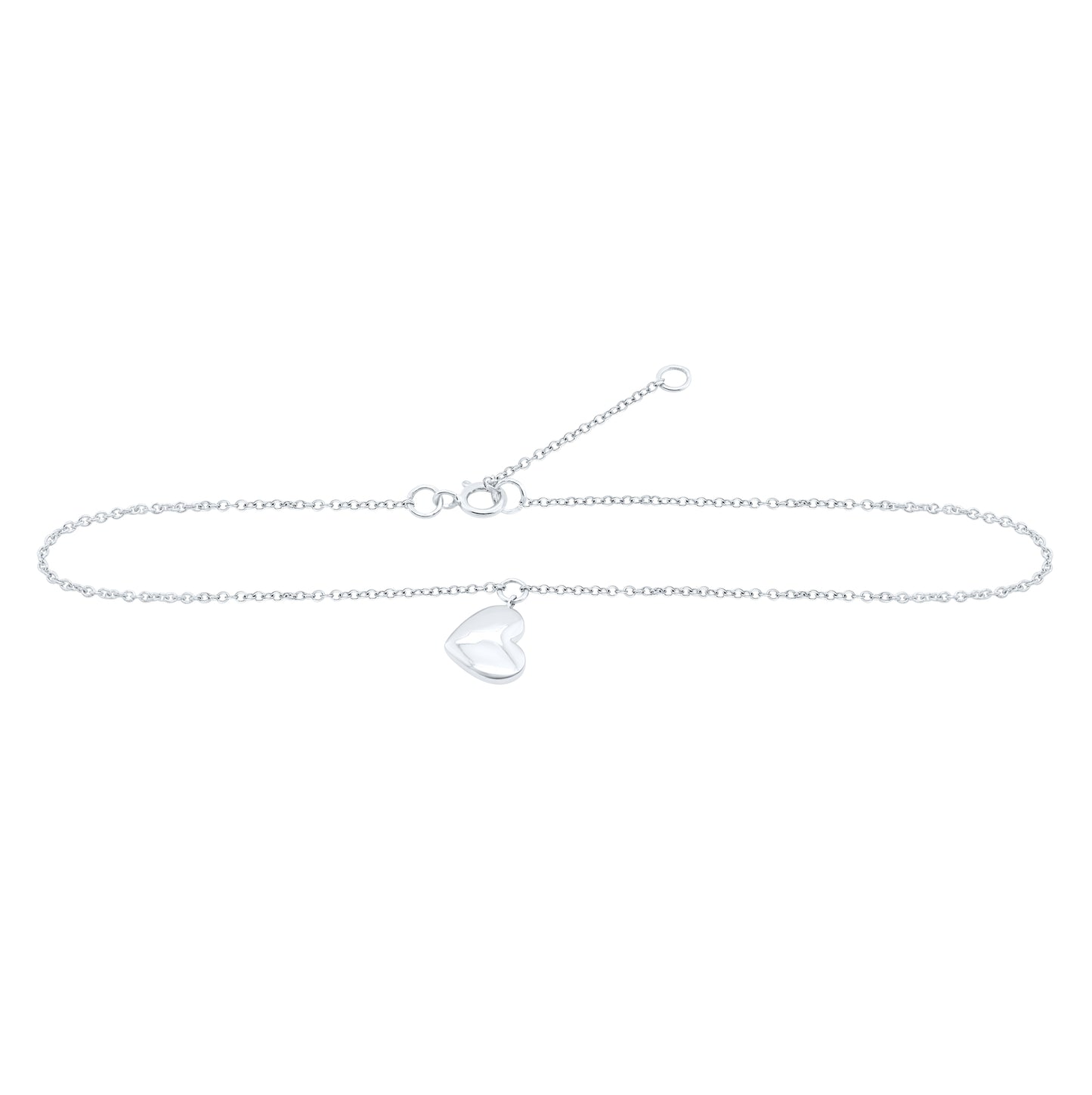 10kt Yellow Or White Gold 0.005ctw Diamond Nk Gift Anklet (9 Inch)