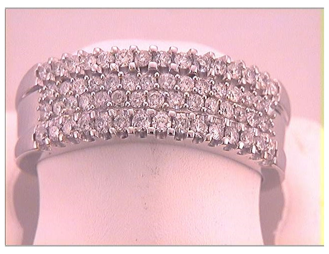 14kt White Gold 3/4ct Diamond Fashion Band