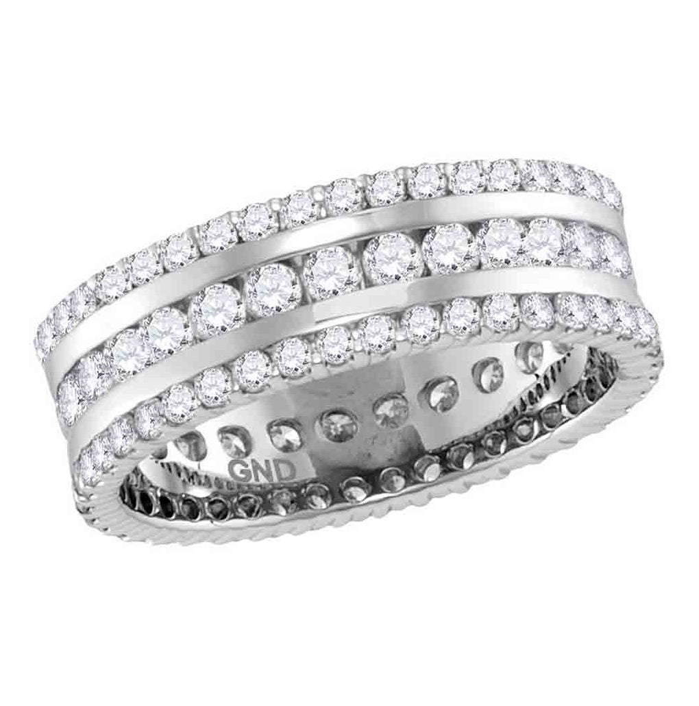 14kt White Gold 2.0ct Diamond Eternity Band