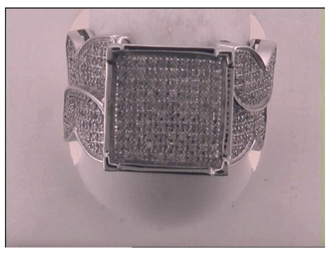 10kt White Gold 5/8ct Diamond Micro-pave Ring