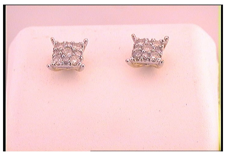 14kt Yellow Gold 1/2ctw Diamond Seville Earrings