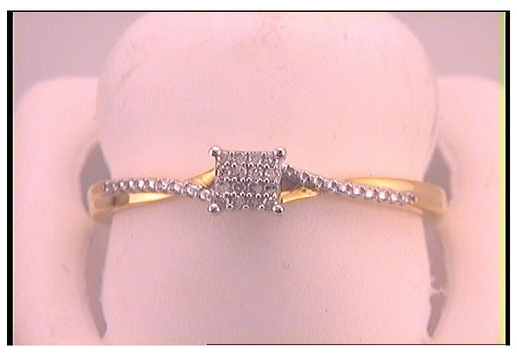 Sterling Silver 1/20ct Diamond Cn Gift Ring