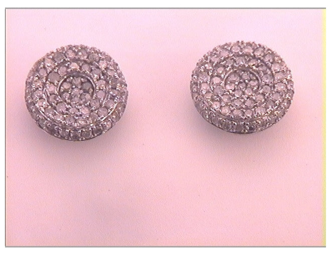 10kt White Gold 1/2ctw Diamond Fashion Earring