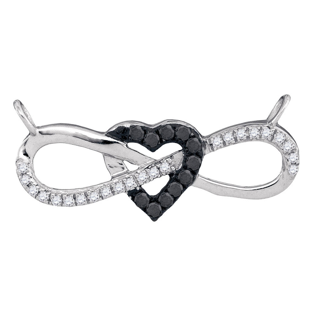 10kt White Gold 1/6ctw Diamond Fashion Necklace
