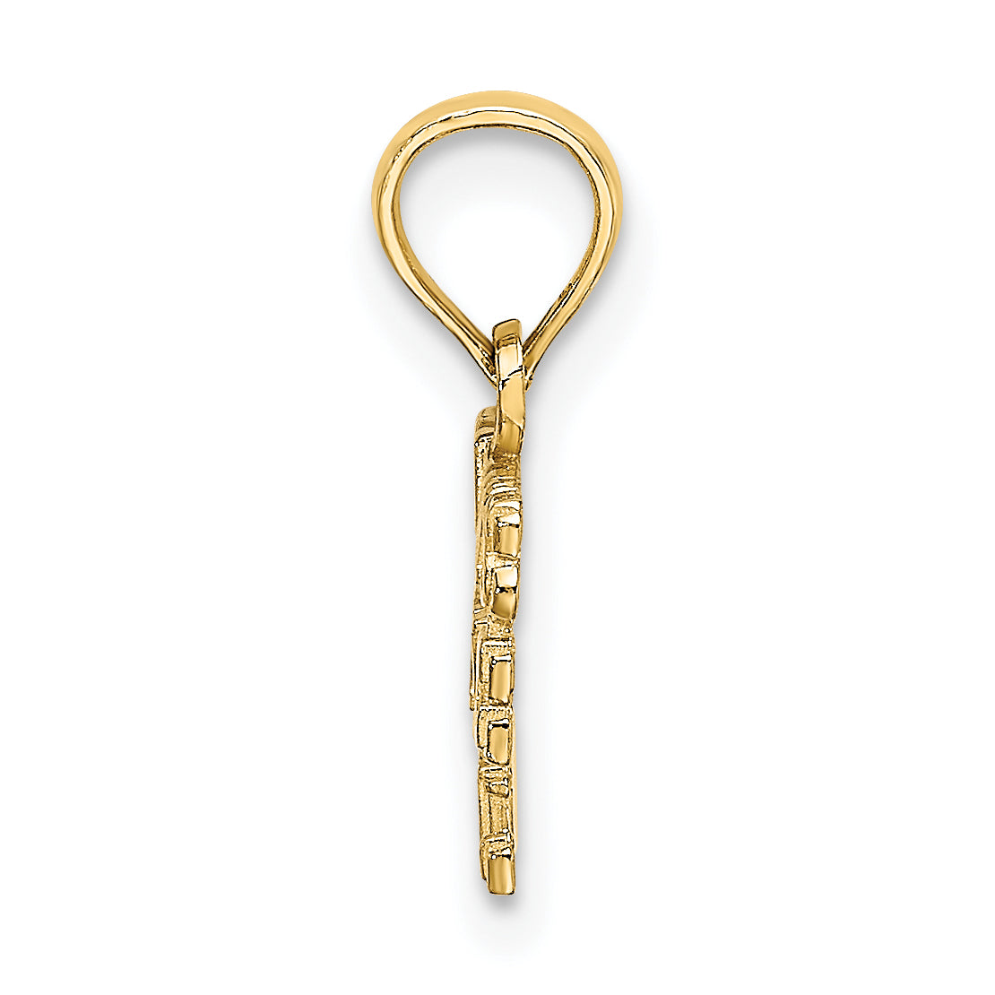 14K Yellow Gold DADDYS LITTLE GIRL Charm