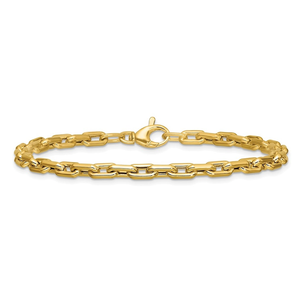 14k Yellow Gold Polished Fancy Link Bracelet