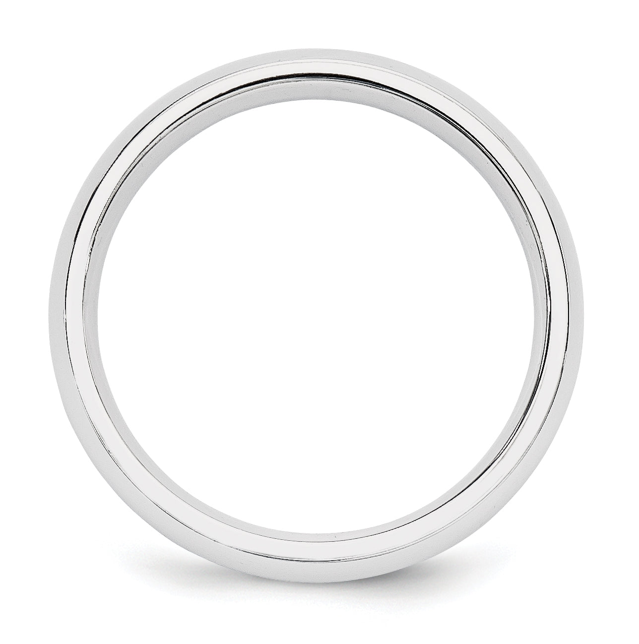 Platinum 5mm Comfort-Fit Wedding Band Size 4