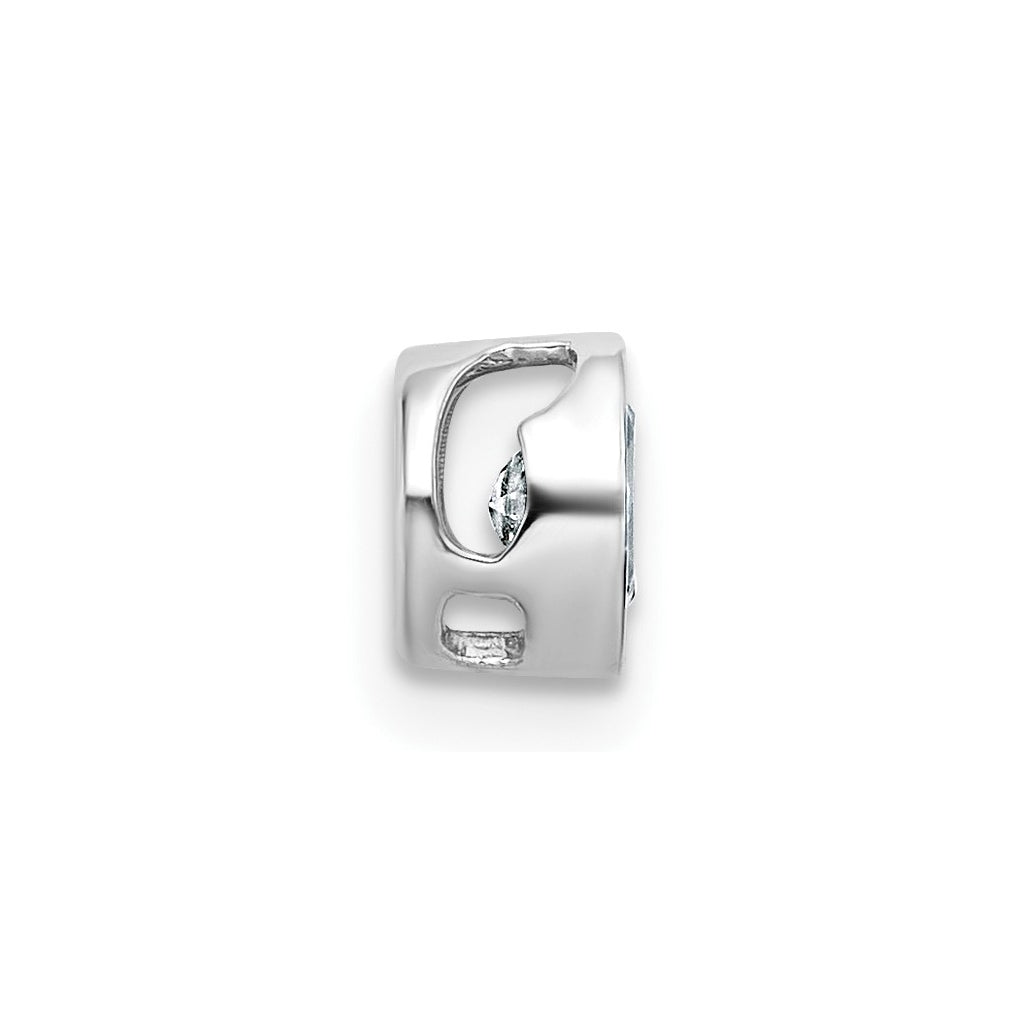 14K Yellow Or White Gold Lab Grown Diamond VS+ F+ Oval Complete Bezel Set Chain Slide Pendant