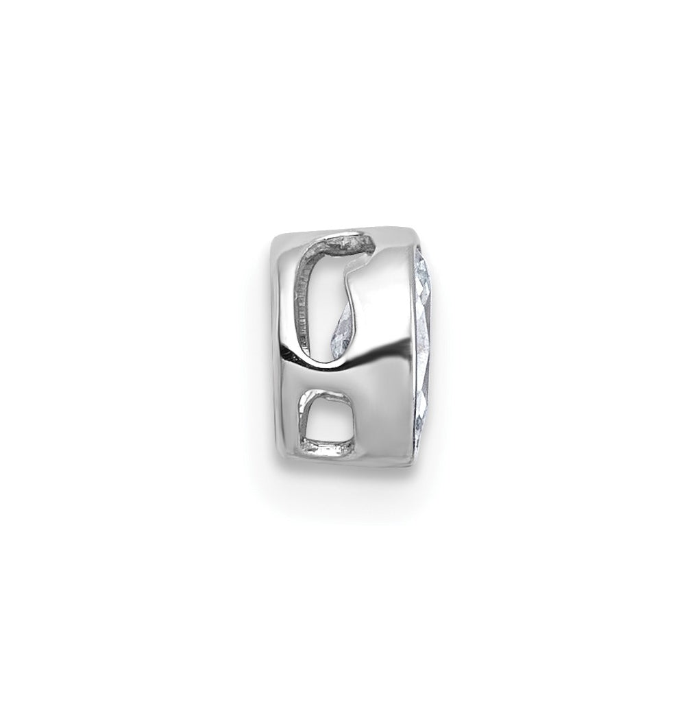 14K Yellow Or White Gold Lab Grown Diamond VS+ F+ Oval Complete Bezel Set Chain Slide Pendant