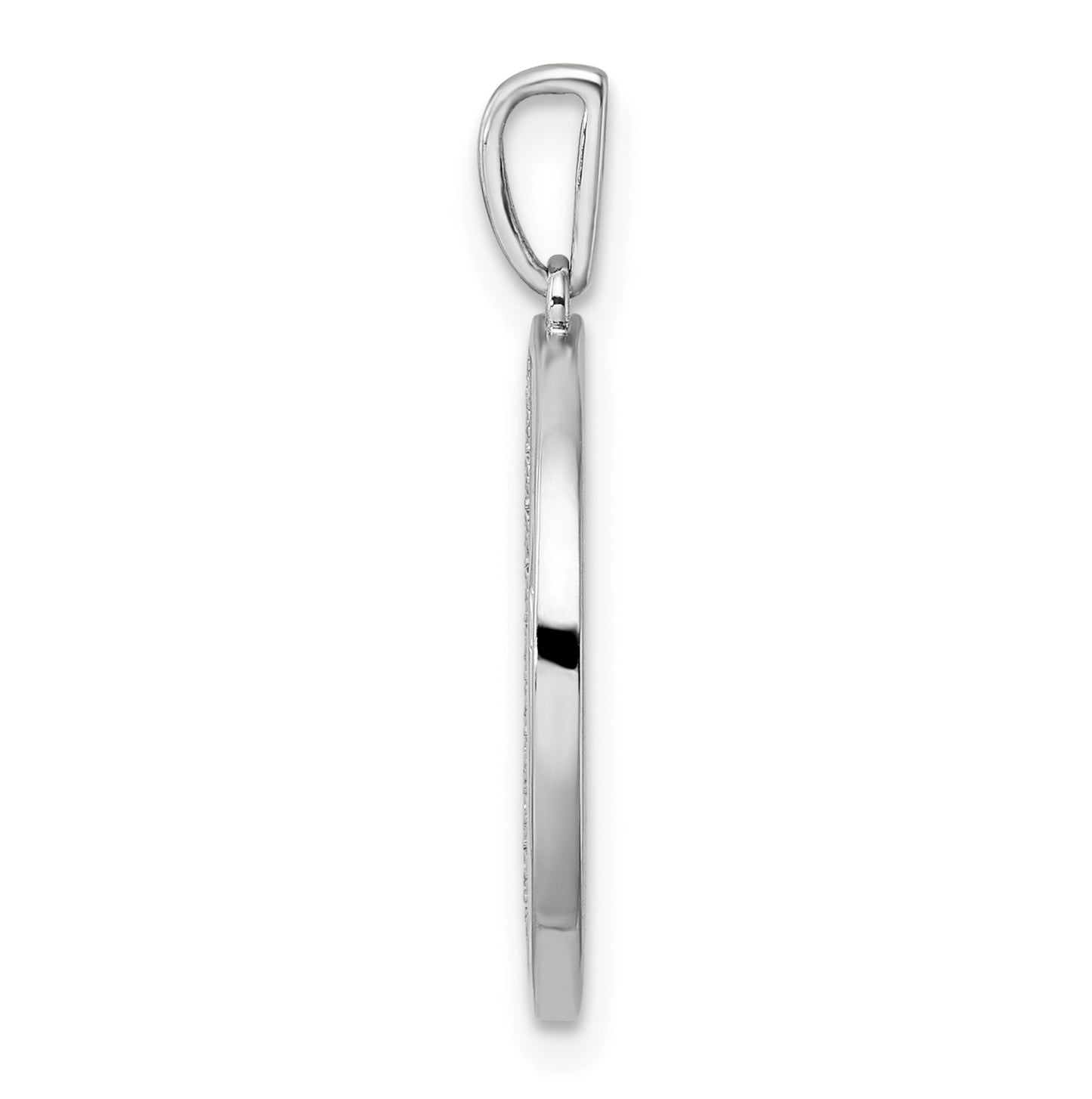 14K White Gold Gatsby Diamond Initial K Charm