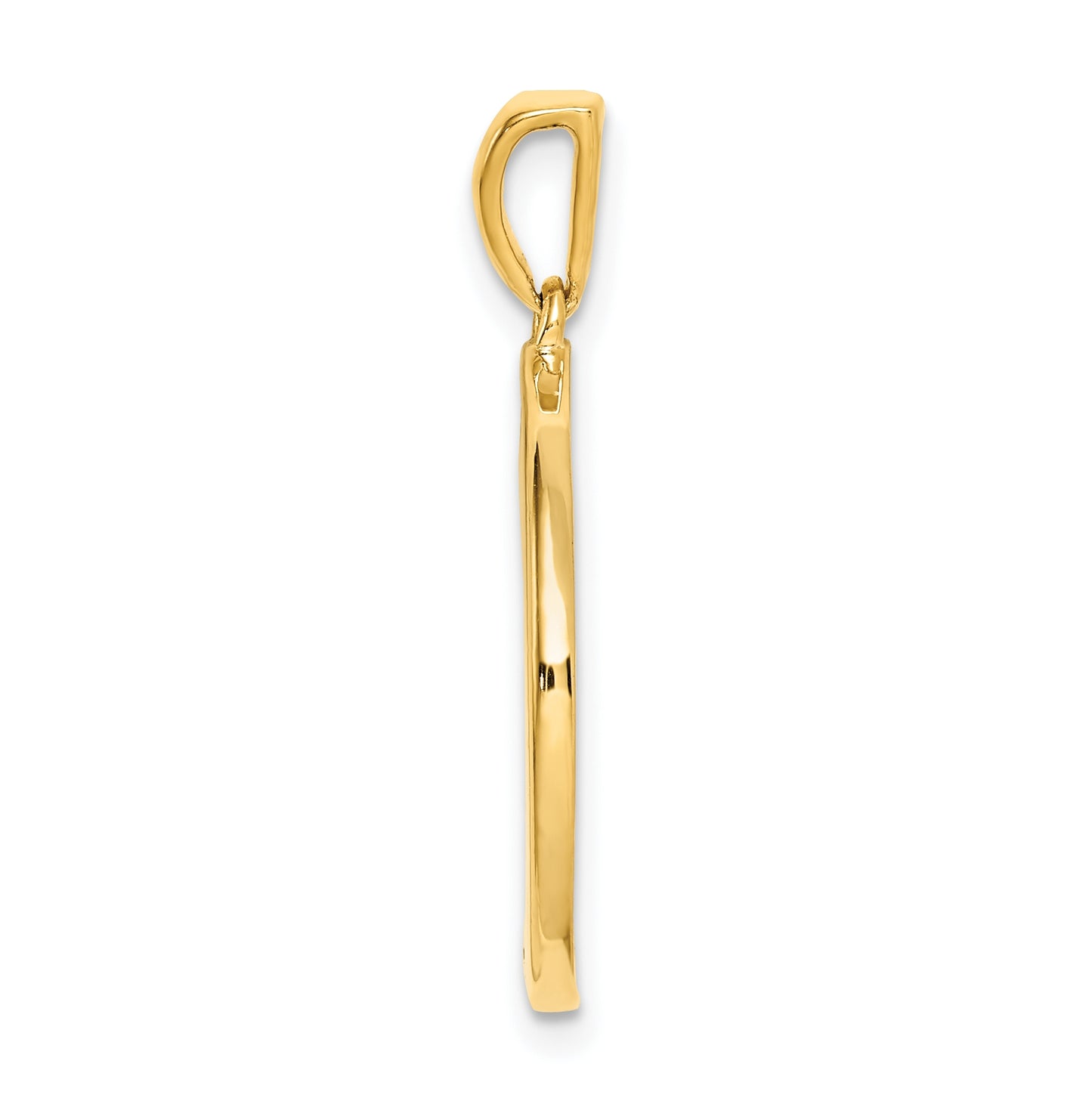 Sterling Silver Gold plated & Cubic Zirconia Virgo Zodiac Pendant