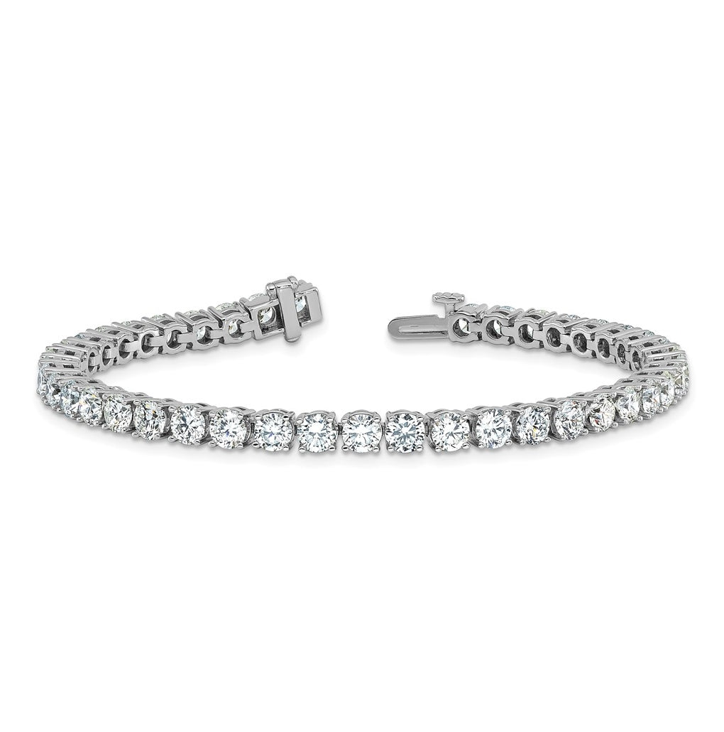 10K Yellow Gold 3ct Lab Grown Diamond VS+ F+ Complete Tennis Bracelet – Elegant Jewelry Gift for Birthday, Anniversary, Engagement, Wedding