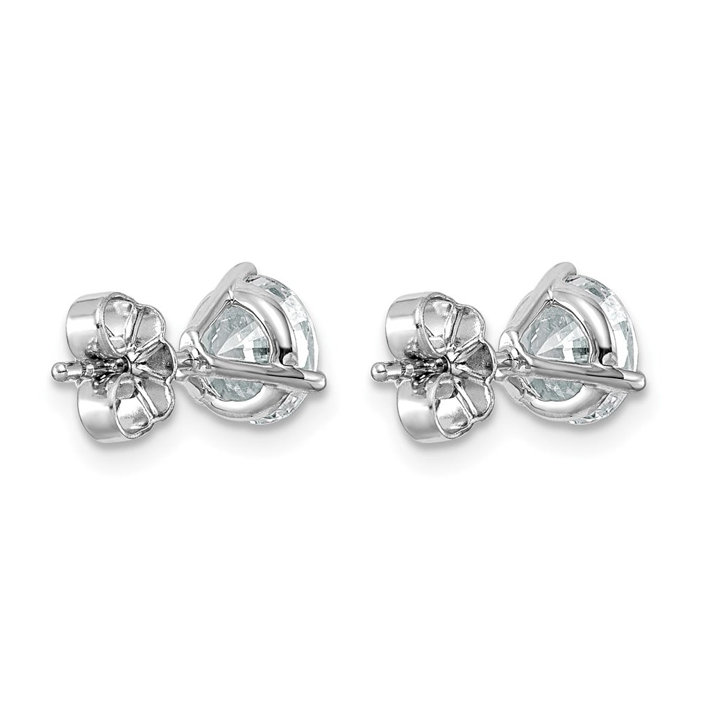 10K Yellow Gold 1ct Lab Grown Diamond VS+ F+ Round Complete Stud Earrings – Elegant Jewelry Gift for Birthday, Anniversary, Engagement, Wedding