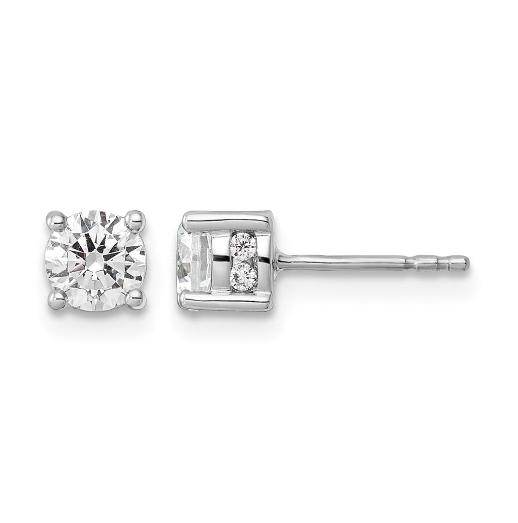 10K Yellow Gold 1/2 ct Lab Grown Diamond VS/SI+ G+ Complete Stud Post Earrings – Elegant Jewelry Gift for Birthday, Anniversary, Engagement, Wedding