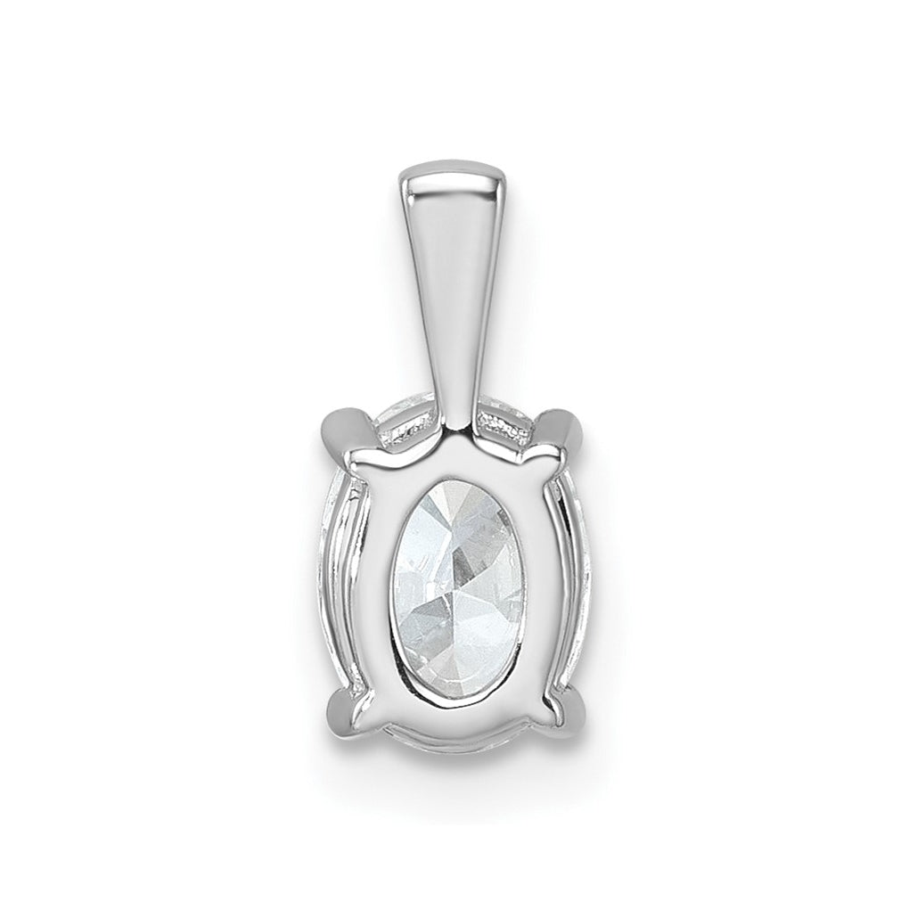 10K Yellow Gold 1/2 ct Lab Grown Diamond VS+ F+ Oval Complete 4 Prong Pendant – Elegant Jewelry Gift for Birthday, Anniversary, Engagement, Wedding