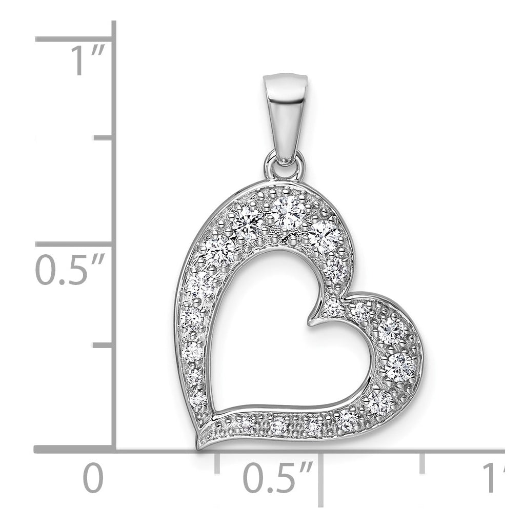10K Yellow Gold 0.25 Cttw Lab Grown Diamond VS/SI+ G+ Complete Heart Pendant – Elegant Jewelry Gift for Birthday, Anniversary, Engagement, Wedding