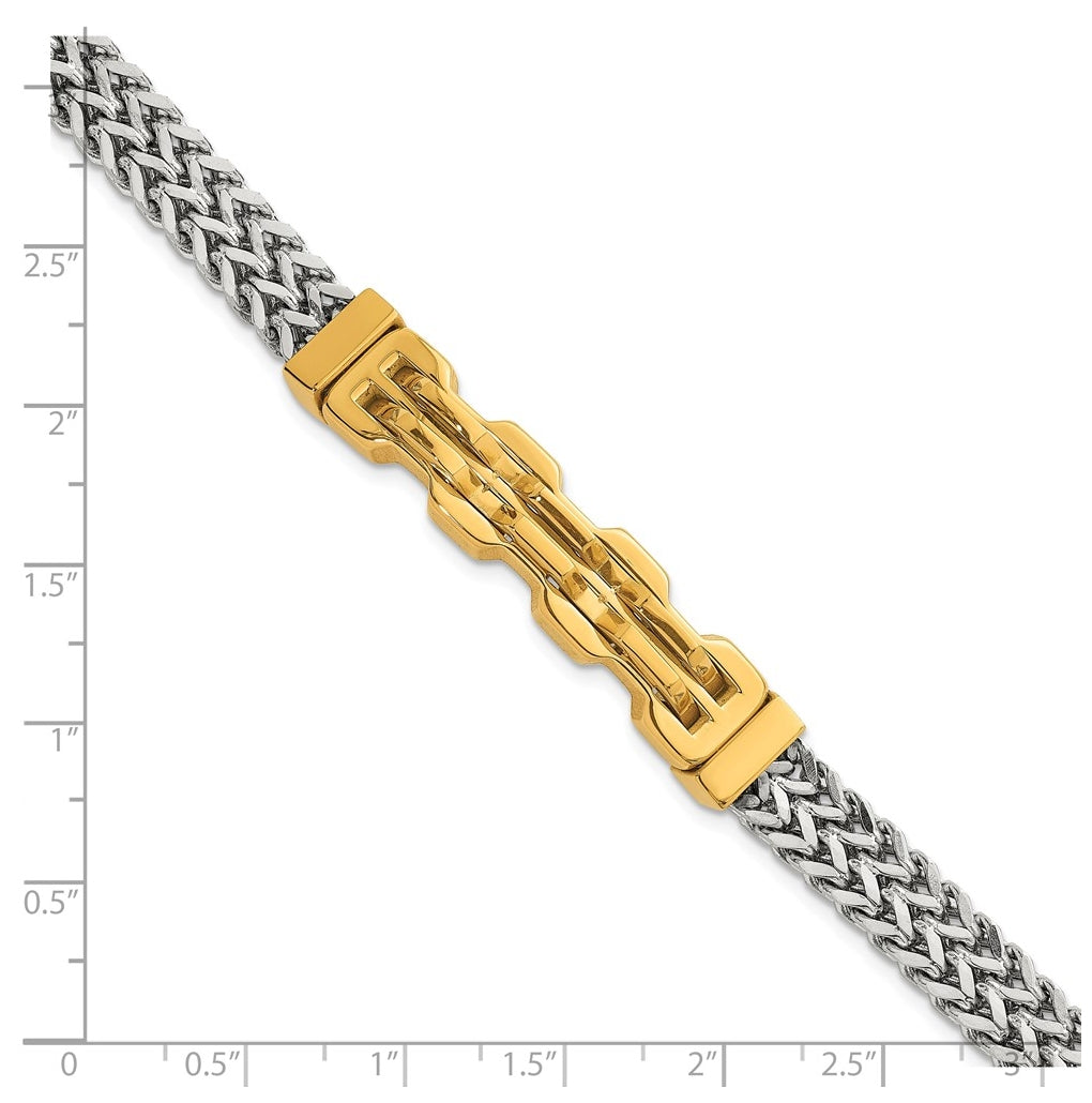 Stainless Steel Polished Yellow IP-plated 8.5in Bracelet – Elegant Jewelry Gift for Birthday, Anniversary, Engagement, Wedding
