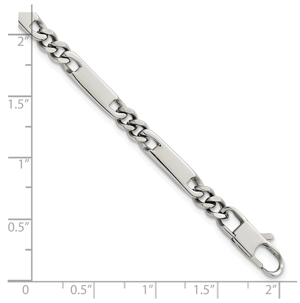 Stainless Steel Polished 4mm Fancy Link 8.5in Bracelet – Elegant Jewelry Gift for Birthday, Anniversary, Engagement, Wedding