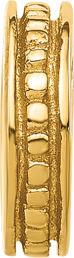 Sterling Silver Reflections Gold plated Spacer Bead