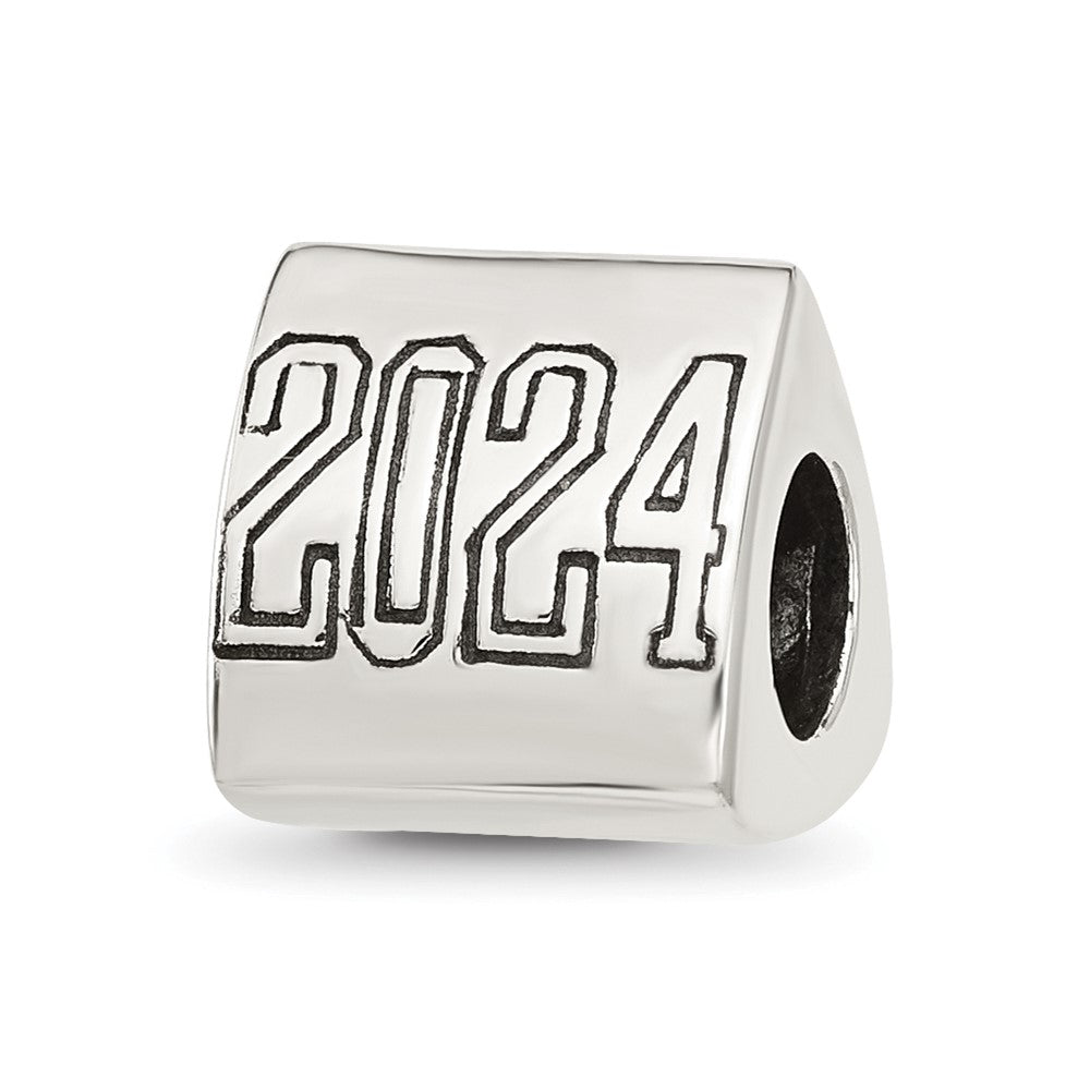 Sterling Silver Reflections Grad 2024 Cap Trilogy Bead