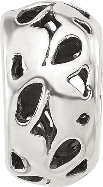 Sterling Silver Reflections Design Spacer Bead