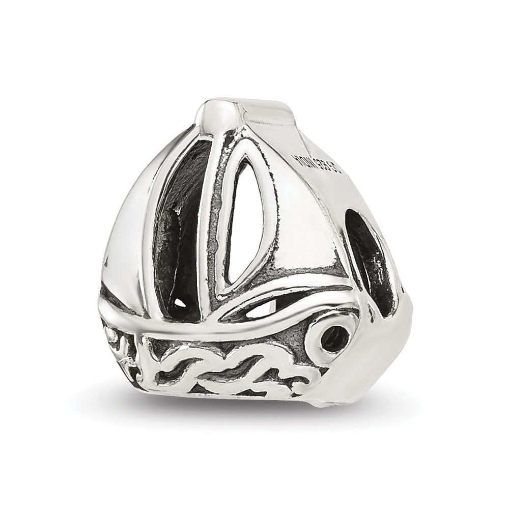 Sterling Silver Reflections Sailboat Bead