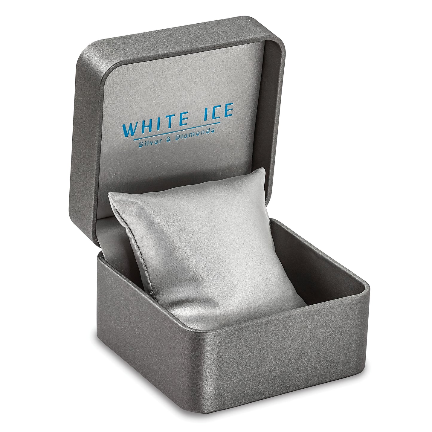 White Ice Sterling Silver Rhodium plated Diamond Bangle