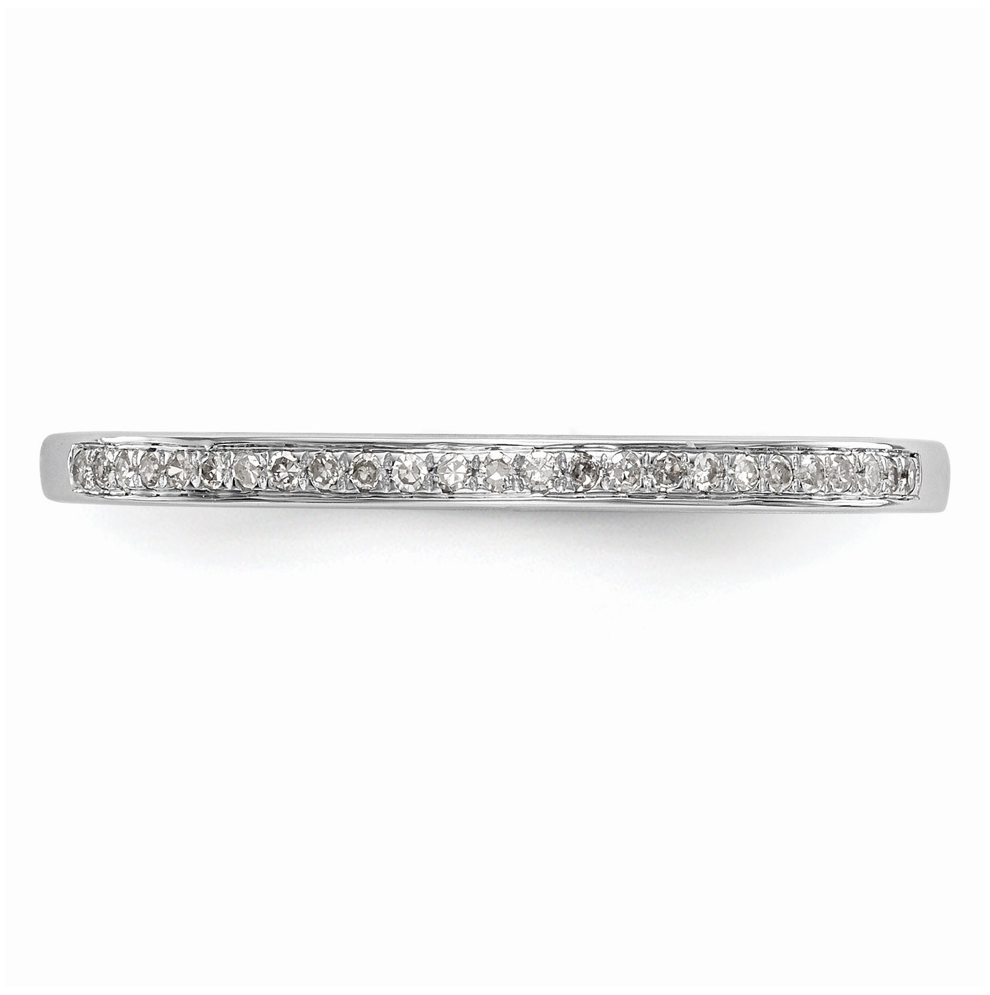 10K White Gold 1/6 carat Diamond Set of 2 Complete Wedding Bands
