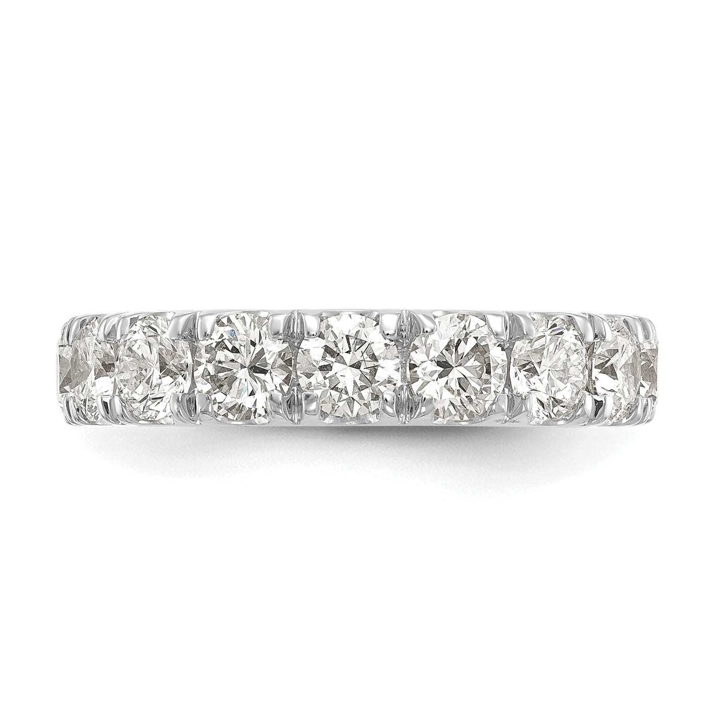 14K White Gold Lab Grown Diamond VS DEF 2 ct Wedding Band