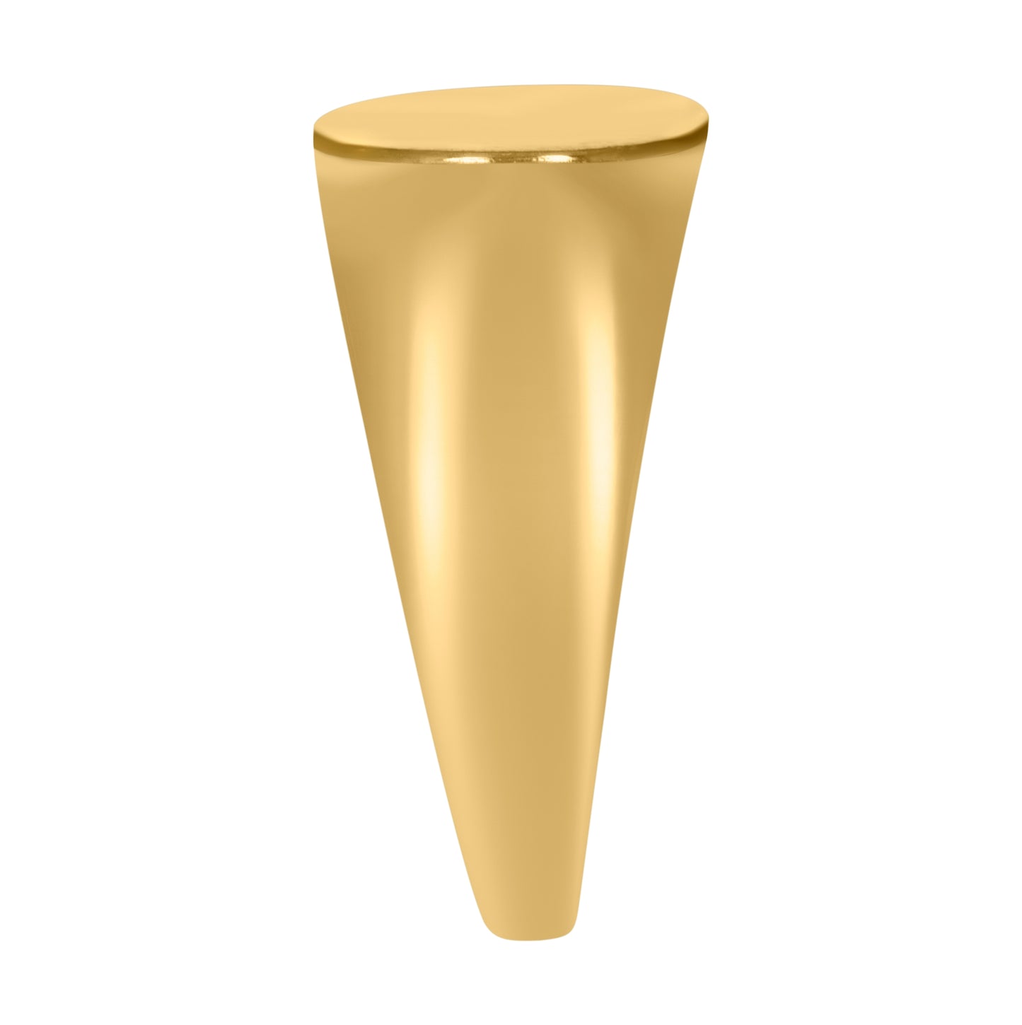 10K Yellow Gold Mens Signet Fashion Ring