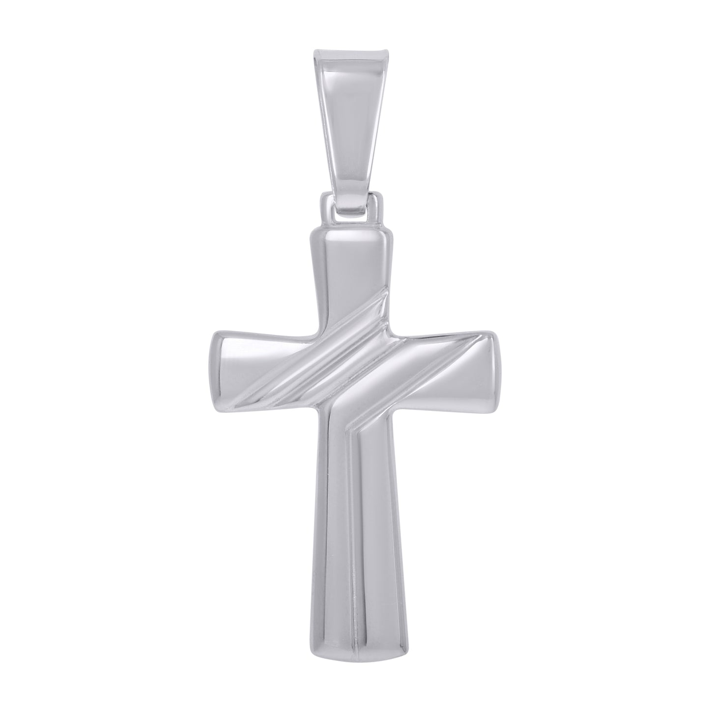 Sterling Silver Unisex Cross Religious Charm Pendant