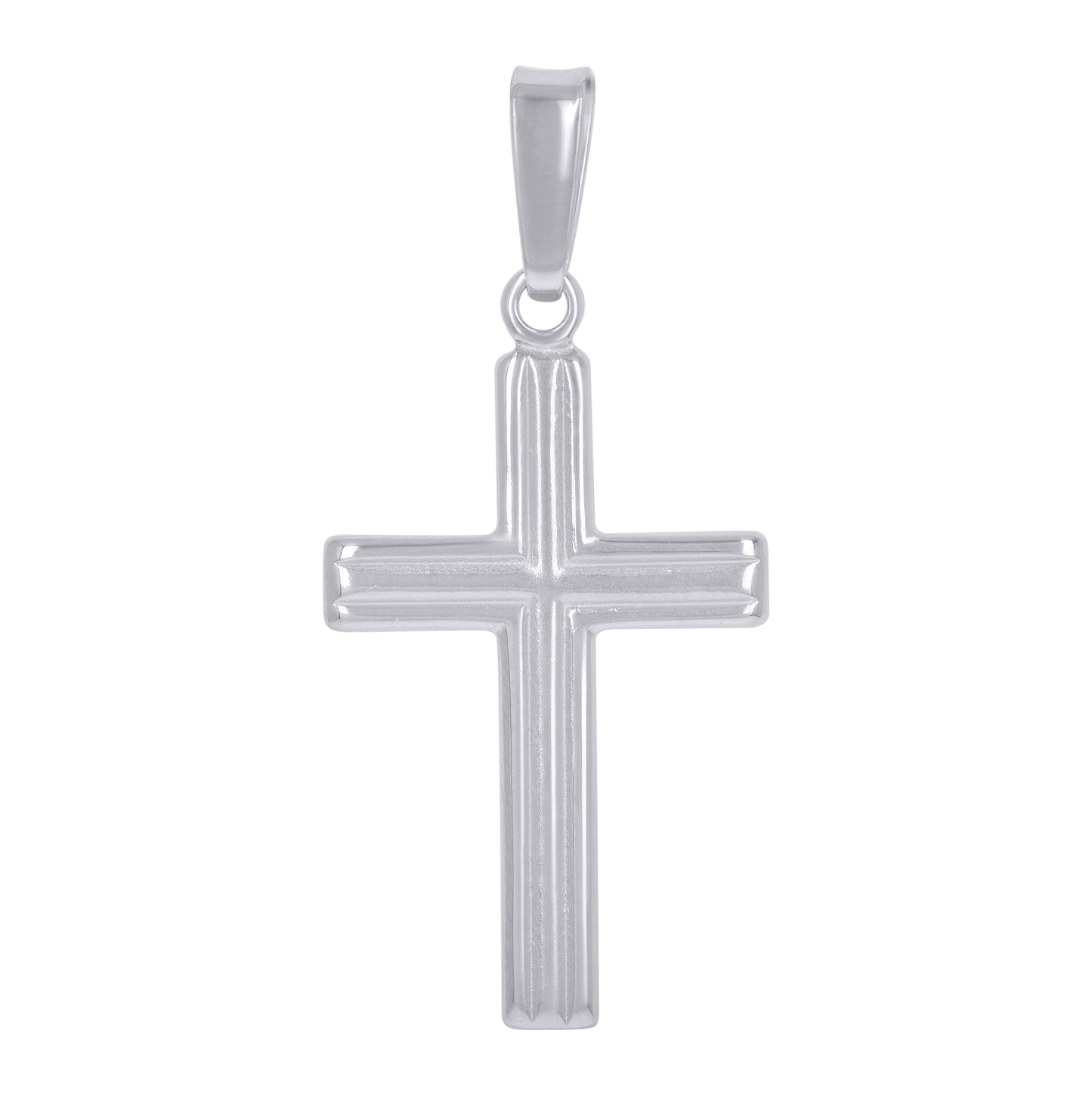 Sterling Silver Unisex Cross Religious Charm Pendant