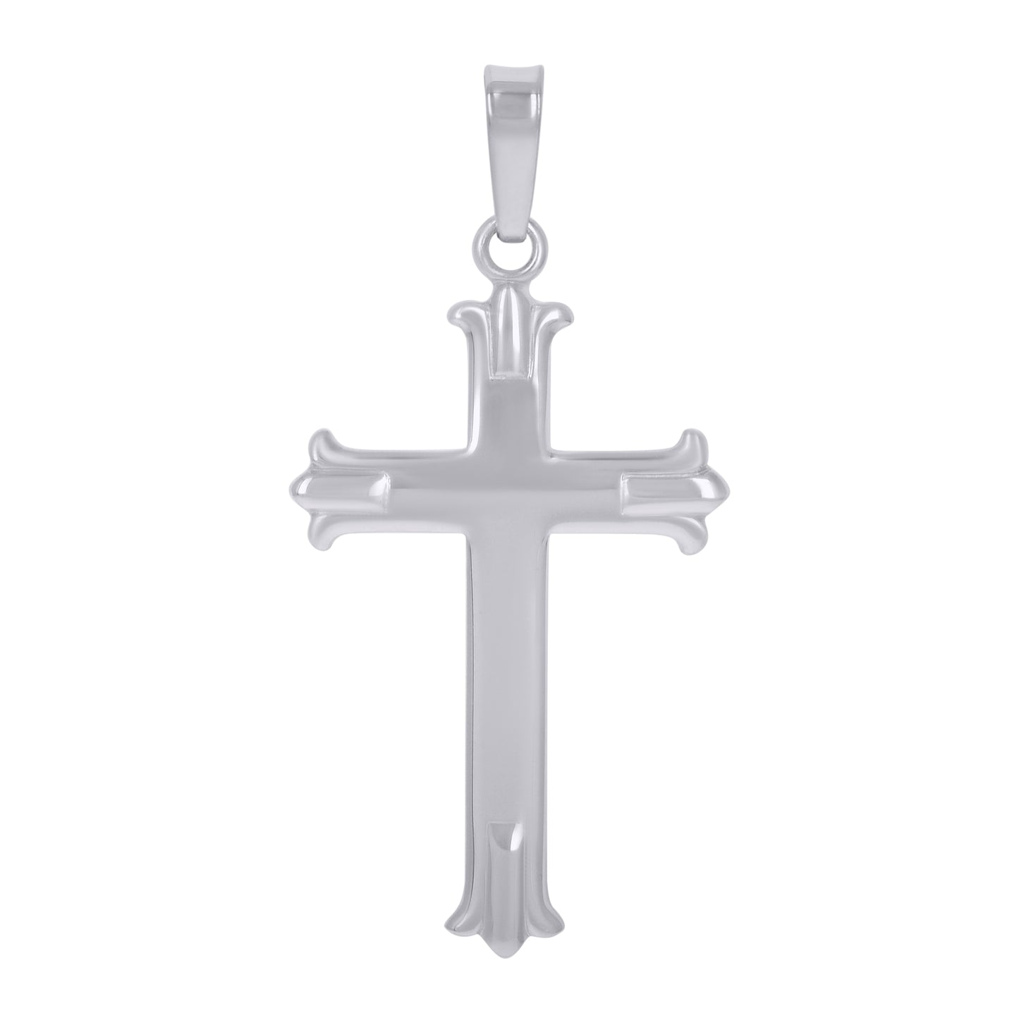 Sterling Silver Unisex Cross Religious Charm Pendant