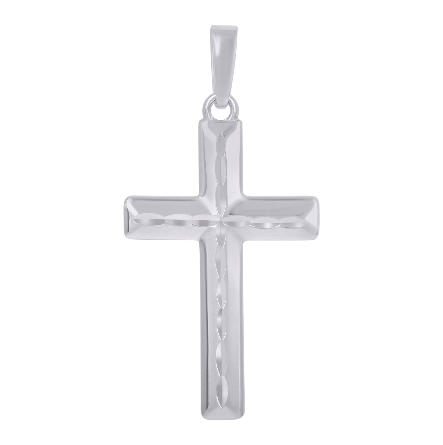 Sterling Silver Unisex Cross Religious Charm Pendant