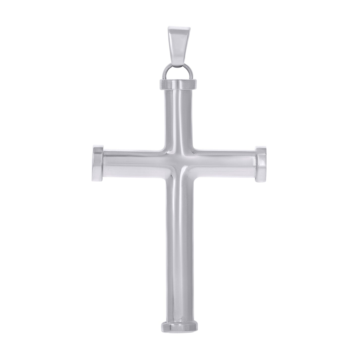 Sterling Silver Unisex Cross Religious Charm Pendant
