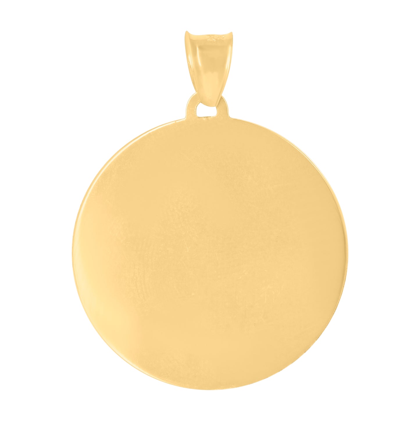 14K Tri-Color Gold Unisex Medallion Guadalupe/Mother Marry Religious Charm Pendant