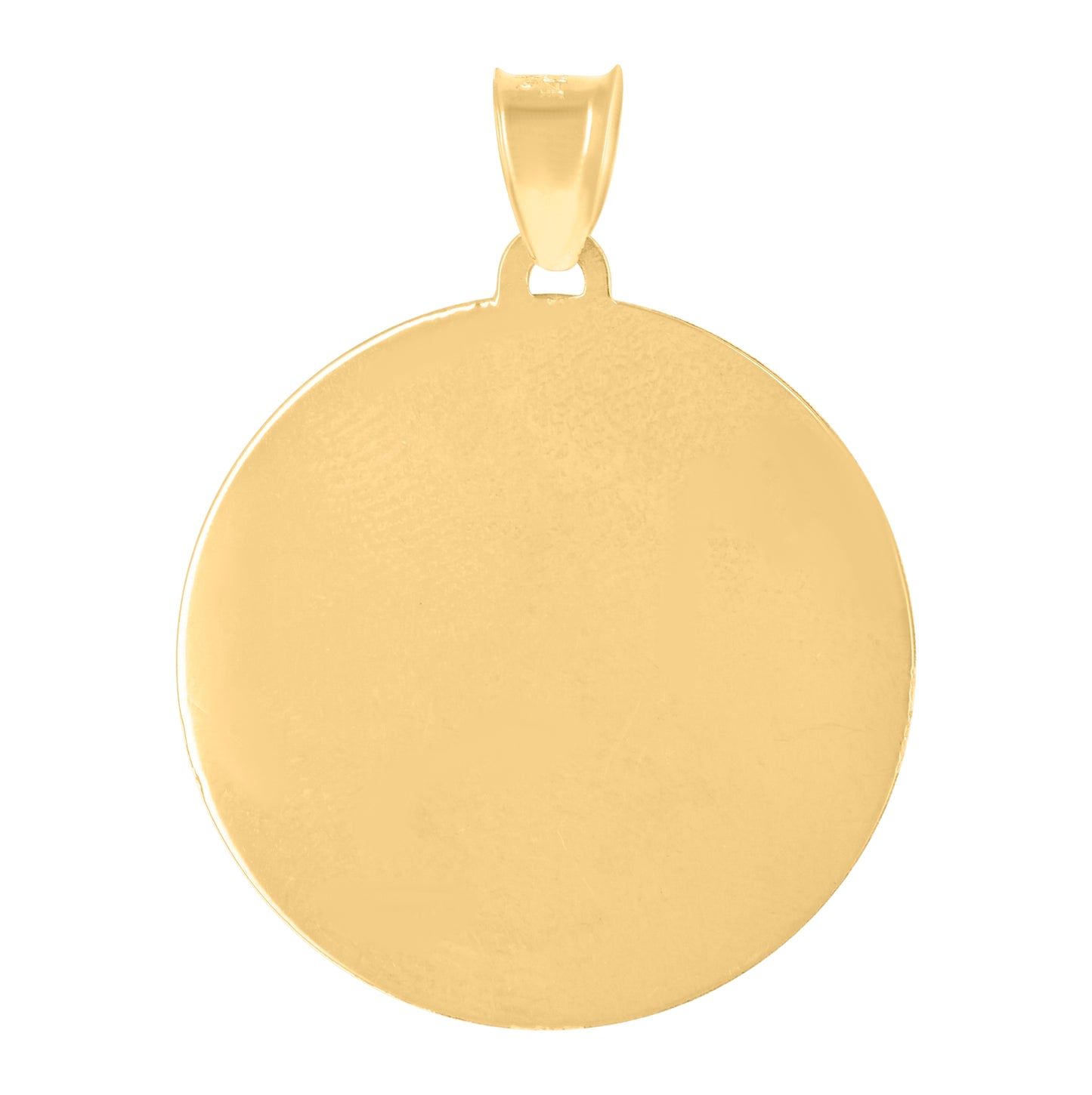 14K Tri-Color Gold Unisex Medallion Guadalupe/Mother Marry Religious Charm Pendant