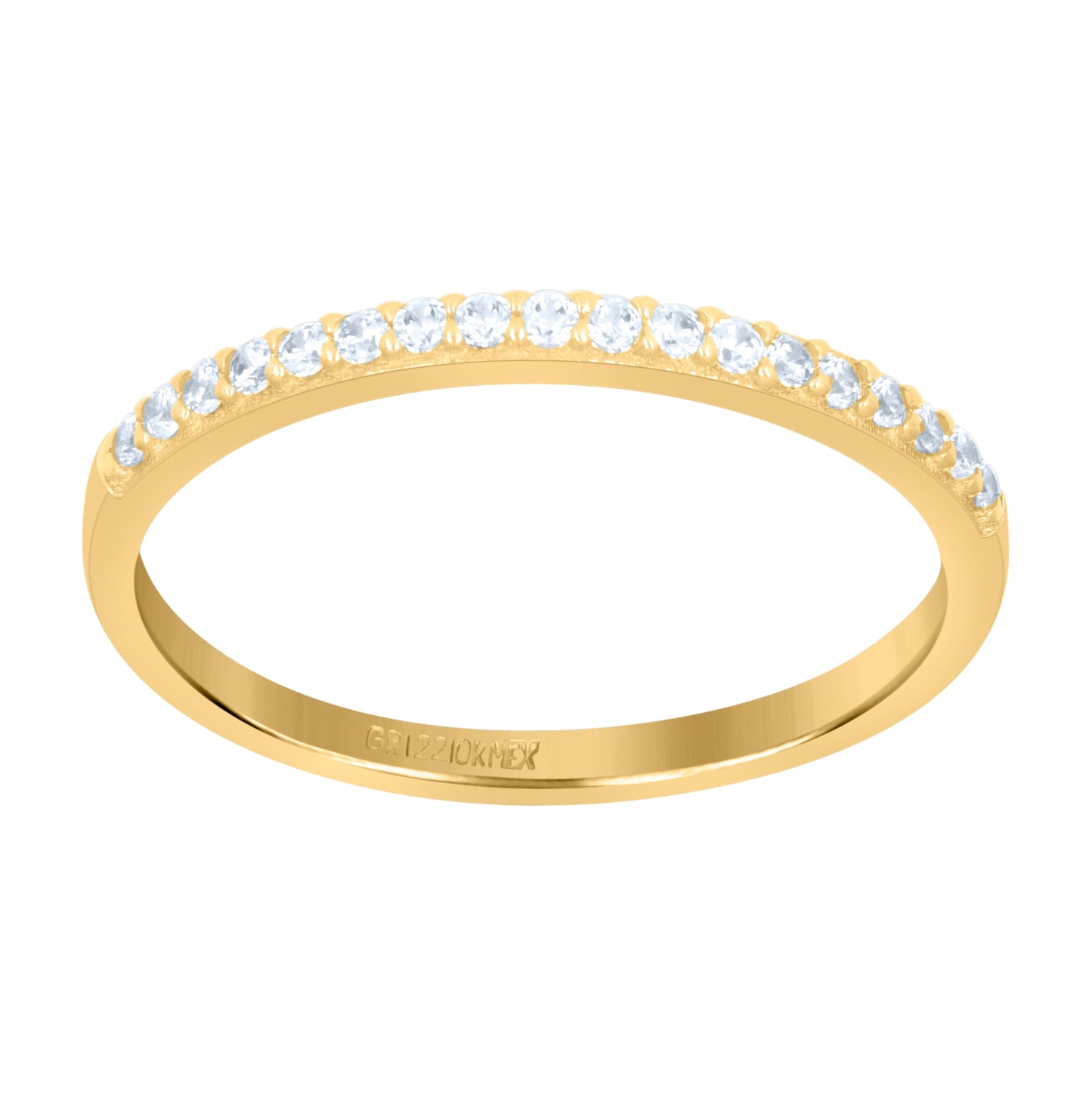 10K Yellow Gold Womens Cubic-Zirconia Duo Bridal Ring Set