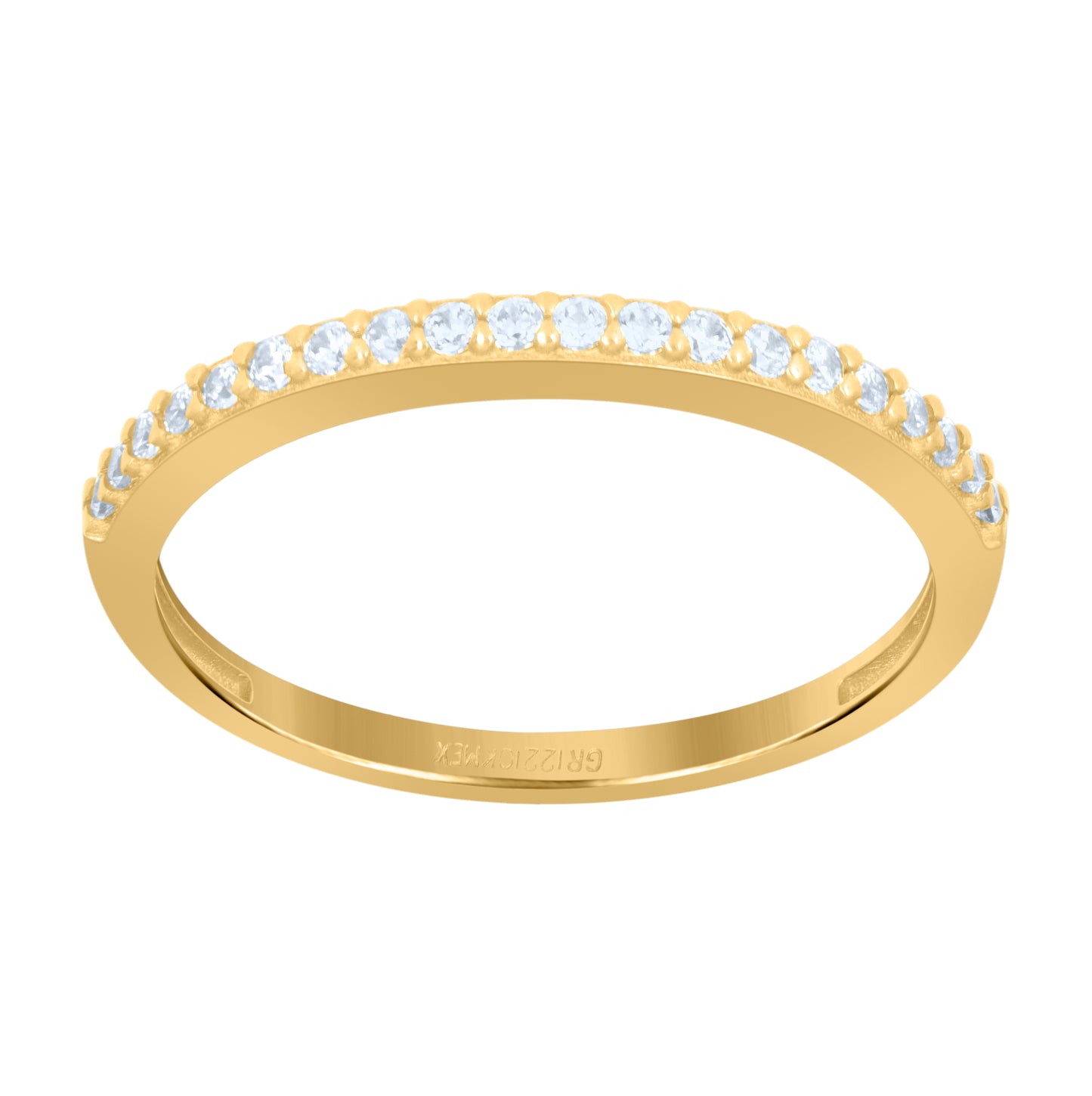 10K Yellow Gold Womens Cubic-Zirconia Duo Bridal Ring Set