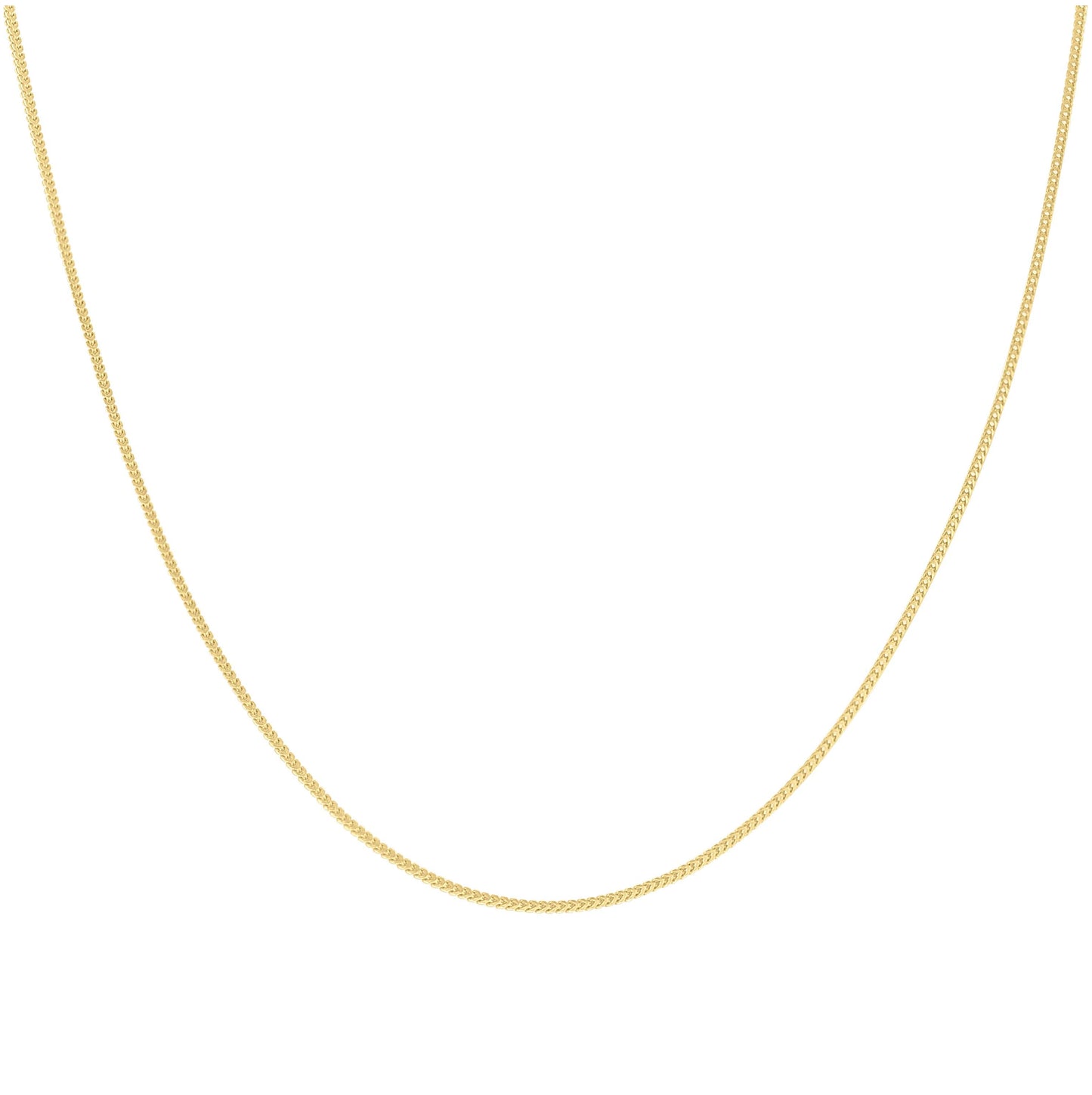 Sterling Silver Yellow-Tone Or Rose Tone Or Two Tone Solid Franco Chain