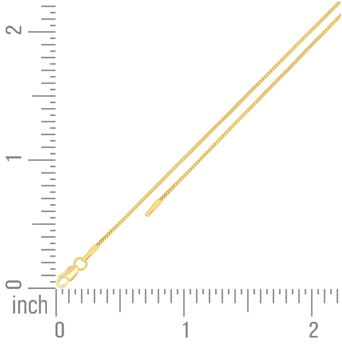 Sterling Silver Yellow-Tone Or Rose Tone Or Two Tone Solid Franco Chain