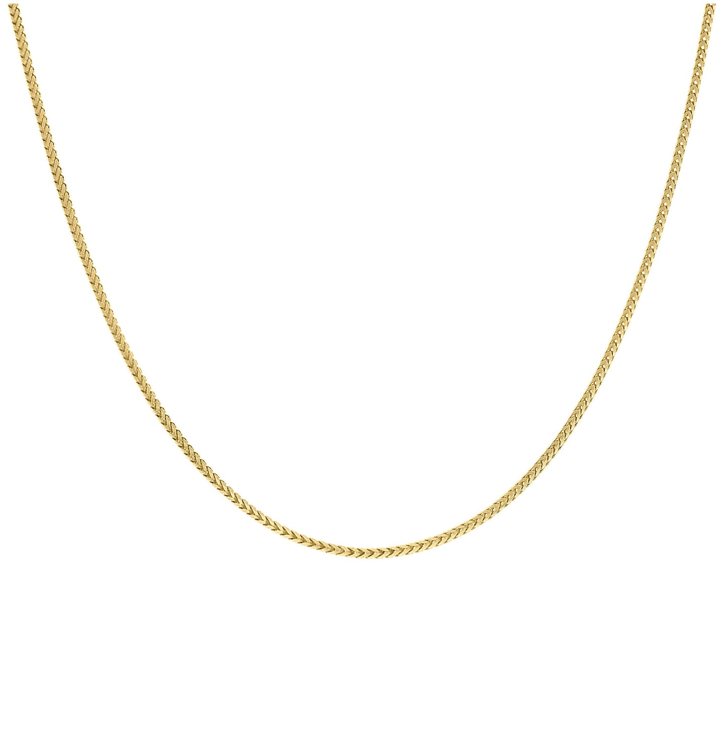 Sterling Silver Yellow-Tone Or Rose Tone Or Two Tone Solid Franco Chain